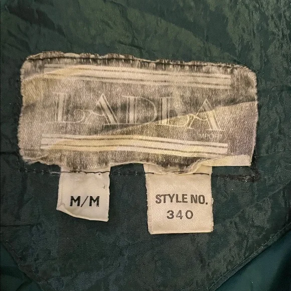 Vintage 80s/90s Teal Hooded velvet accent Coat with faux Fur Trim - Picture 3 of 12